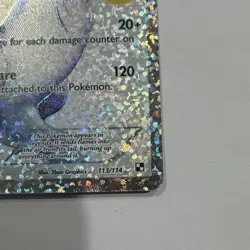 Reshiram 113/114 Black & White Full Art Ultra Rare Holo Basic 130 HP English - Image 5