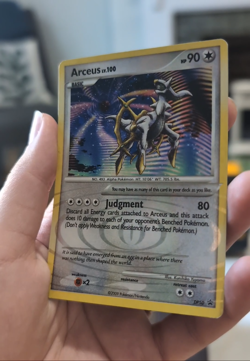 Arceus Blackstar Promo Holo Card LP - DP50 Pokemon Diamond and Pearl 2009 - Image 2
