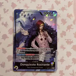 One Piece Card Game NM Donquixote Rosinante OP12-061 Alt Leader English NM - Image 1