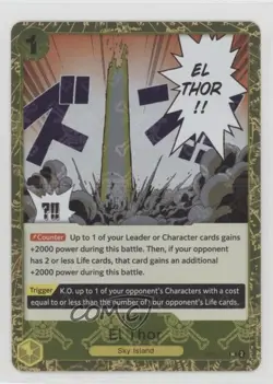 2024 One Piece Card Game: Premium PRB-01 The Best Reprint Pirate Foil El Thor - Image 1