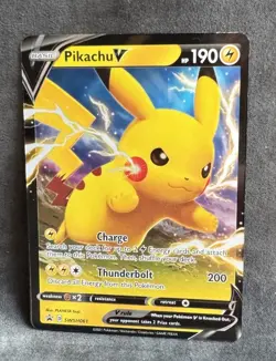 Pikachu V SWSH061 SWSH: Sword & Shield Promo Card Holo Pokemon TCG Near Mint - Image 1