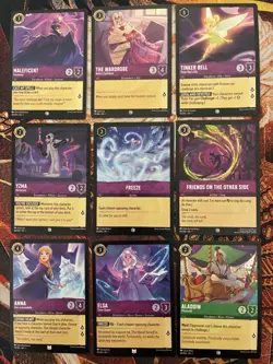 Disney Lorcana First Chapter Common Uncommon 504 Card Play Set - Image 3