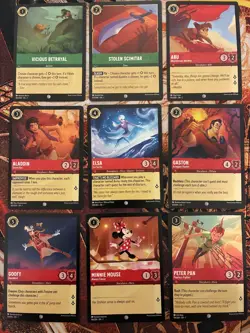 Disney Lorcana First Chapter Common Uncommon 504 Card Play Set - Image 5