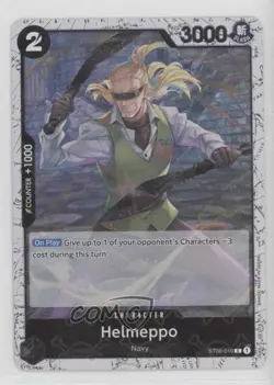2024 One Piece Card Game: Premium PRB-01 The Best Reprint Pirate Foil Helmeppo - Image 1