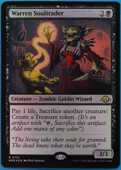 Warren Soultrader FOIL Modern Horizons 3 NM Rare MTG CARD (ID# 502405) ABUGames - Image 1