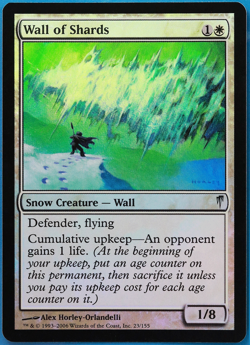 Wall of Shards FOIL Coldsnap NM White Uncommon MAGIC CARD (ID# 502402) ABUGames - Image 1