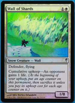 Wall of Shards FOIL Coldsnap NM White Uncommon MAGIC CARD (ID# 502403) ABUGames - Image 1