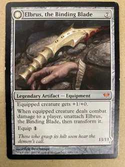 MTG 1x Elbrus, the Binding Blade # 147 Dark Ascension Magic the Gathering x1 HP - Image 1