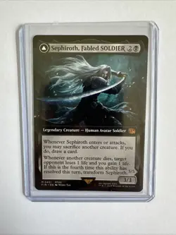 MTG Sephiroth, Fabled SOLDIER (Extended Art) - FF Near Mint Condition - Image 1