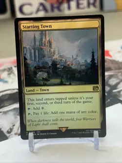 Starting Town 0289 MTG Final Fantasy Regular English Rare FOIL - Image 1