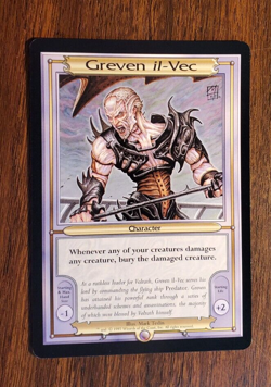 Magic the Gathering MTG OVERSIZED Vanguard NM Series #2 1997 Greven il-Vec Art - Image 3