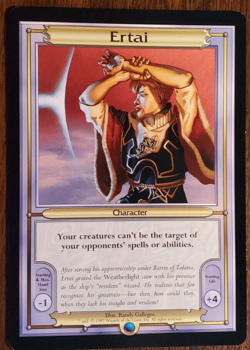 Magic the Gathering MTG OVERSIZED Vanguard NM Series #2 1997 Ertai Art - Image 1