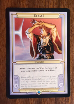Magic the Gathering MTG OVERSIZED Vanguard NM Series #2 1997 Ertai Art - Image 3