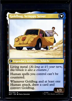 MTG Magic The Gathering BOT Transformers Bumble Bee #11 Goldbug Humanity's Ally - Image 2