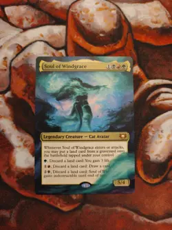 Magic the Gathering Soul of Windgrace Hand Painted Unique Custom MTG Alter - Image 1