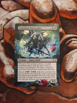 Magic the Gathering Eumidian Wastewaker Hand Painted Unique Custom MTG Alter - Image 1