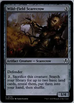 Wild-Field Scarecrow 274 Innistrad Remastered MTG C NM FOIL - Image 1