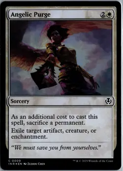 Angelic Purge 9 Innistrad Remastered MTG C NM FOIL - Image 1