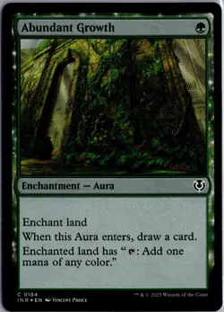 Abundant Growth 184 Innistrad Remastered MTG C NM FOIL - Image 1