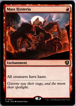 Mass Hysteria 164 Innistrad Remastered MTG R NM - Image 1