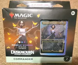 MTG Duskmourn: House of Horror Commander Deck - Miracle Worker *NEW Sealed* - Image 1