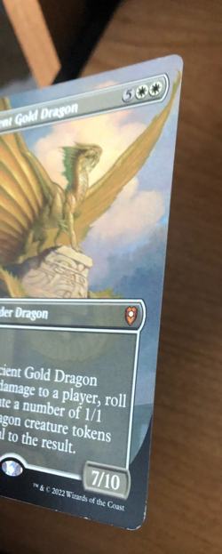 MTG - Ancient Gold Dragon (Borderless) - Commander Legends (CLB) #365 - Image 3
