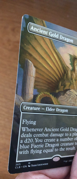 MTG - Ancient Gold Dragon (Borderless) - Commander Legends (CLB) #365 - Image 4