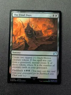 THE FINAL DAYS FOIL #101 MTG Final Fantasy - Image 1