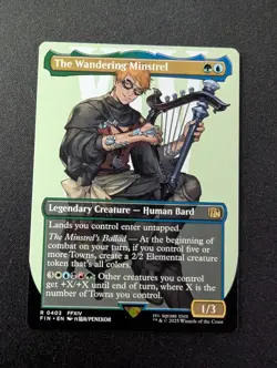 THE WANDERING MINSTREL #403 MTG Final Fantasy Collectors - Image 1