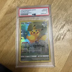 2023 Pokemon SWSH Crown Zenith Pikachu Galarian Gallery #GG30/GG70 PSA 10 - Image 1