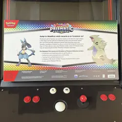 Pokemon TCG Prismatic Evolutions Lucario Ex + Tyranitar Ex Premium Collection - Image 2