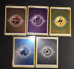 Complete LOT of 8 Pokemon TCG Energy Reverse Holo 2022 Crown Zenith MINT - Image 1