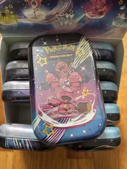 2024 Pokemon TCG Paldean Fates Mini Tin Display Booster Packs Sealed S&V New - Image 5