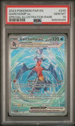 2023 Pokemon S&V Paradox Rift Garchomp ex SIR PSA 10 Gem Mint #245 - Image 1