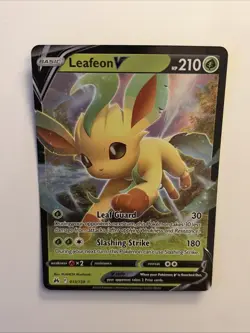 ✨ Leafeon V 013/159 Crown Zenith Holo Ultra Rare Pokemon Card NM 🌿⚡ - Image 3