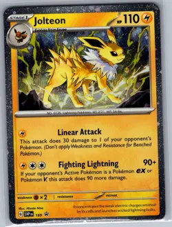 Jolteon - (Cosmos Holo) 169 SV: Scarlet & Violet Promo Cards - Pokemon Card - NM - Image 1