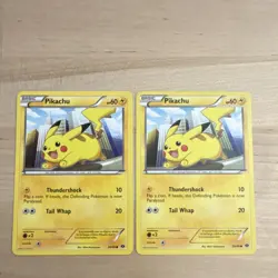 Pokemon TCG 2 Card Lot Pikachu Basic 39/99 2021 Nintendo - Image 1