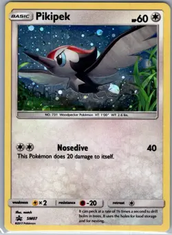 Pikipek SM07 Holo SM Promos - Pokemon Card - NM - Image 1