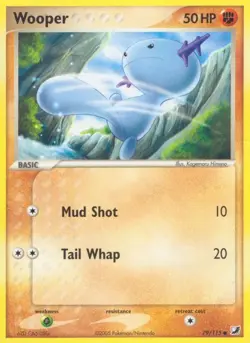 Wooper 79/115 Unseen Forces Pokemon Card NM - Image 1