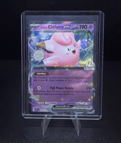 Pokemon Lillie's Clefairy EX 76/217 Ascended Heroes NM Card - Image 1