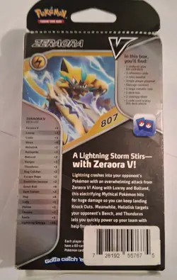 Pokemon Zeraora V Battle Starter Deck Ready-to-Play 60-Card Deck, Factory Sealed - Image 5