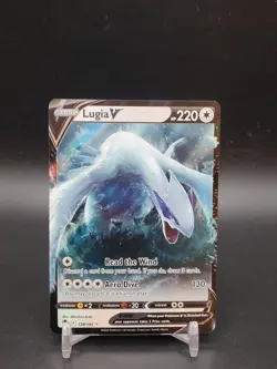 Lugia V 138/195 Silver Tempest Ultra Rare NM Pokemon Card - Image 1