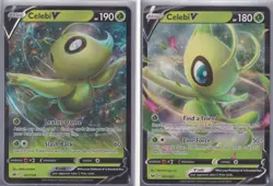 Celebi V - 001/202 & Celebi V - 007/198 Ultra Rare 2 Card Set Pokemon TCG - Image 1
