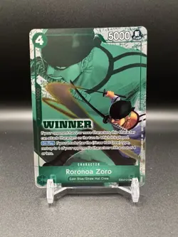 Roronoa Zoro (Winner Pack 2025 Vol. 3) EB02-019 One Piece Promotion Cards Foil - Image 1