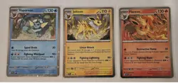 Prismatic Evolutions Poster Collection Promo Cards - Complete Set of 3 - NM - Image 1