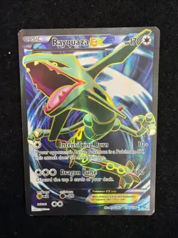 Pokemon TCG Rayquaza EX 104/108! LP/MP Condition Has Scratches On Card - Image 1
