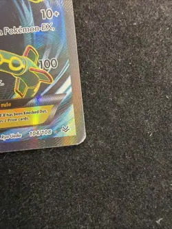 Pokemon TCG Rayquaza EX 104/108! LP/MP Condition Has Scratches On Card - Image 4