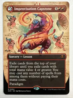 Improvisation Capstone (Borderless) Secrets of Strixhaven Regular - Image 1