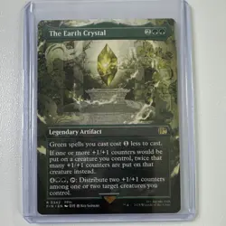Magic: The Gathering The Earth Crystal FFIII Legendary Artifact Borderless Rare… - Image 1