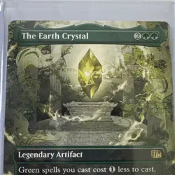 Magic: The Gathering The Earth Crystal FFIII Legendary Artifact Borderless Rare… - Image 3